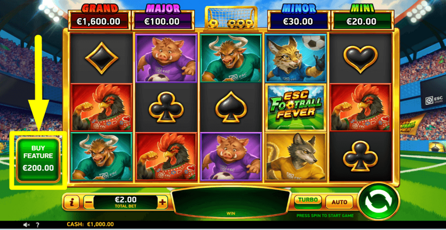Esc Football Fever Buy Feature