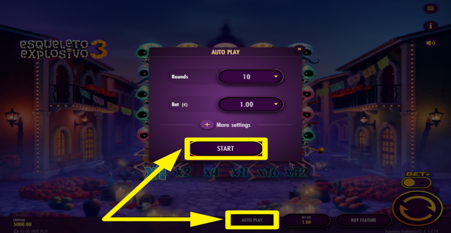 Esqueleto Explosivo 3 Autoplay