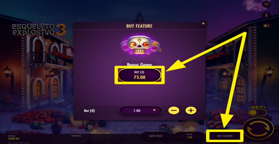Esqueleto Explosivo 3 Buy Bonus