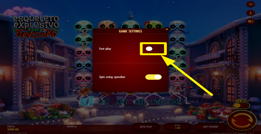 Esqueleto Explosivo Feliz Navidead Turbo