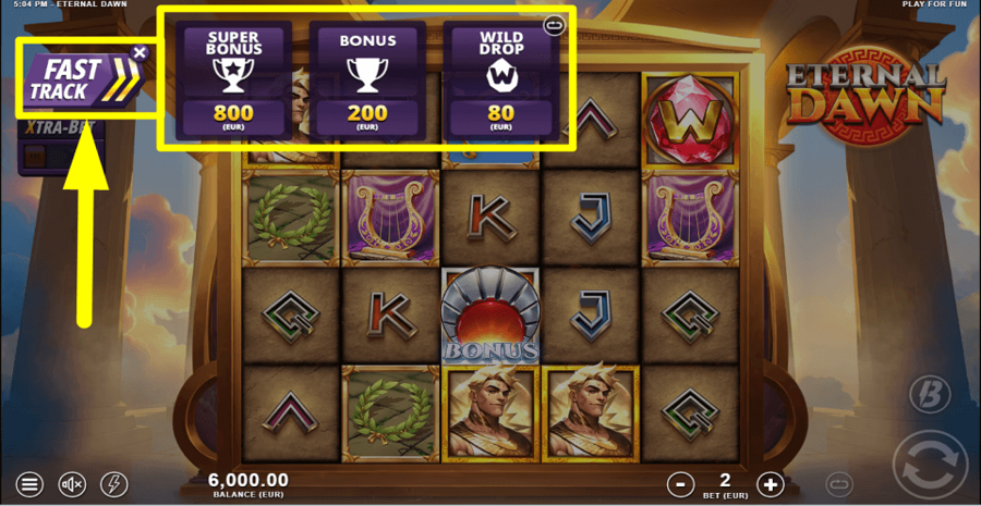 Eternal Dawn Fast Track Feature