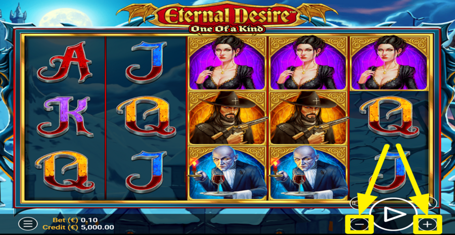 Eternal Desire One Of A Kind Adjust Bet