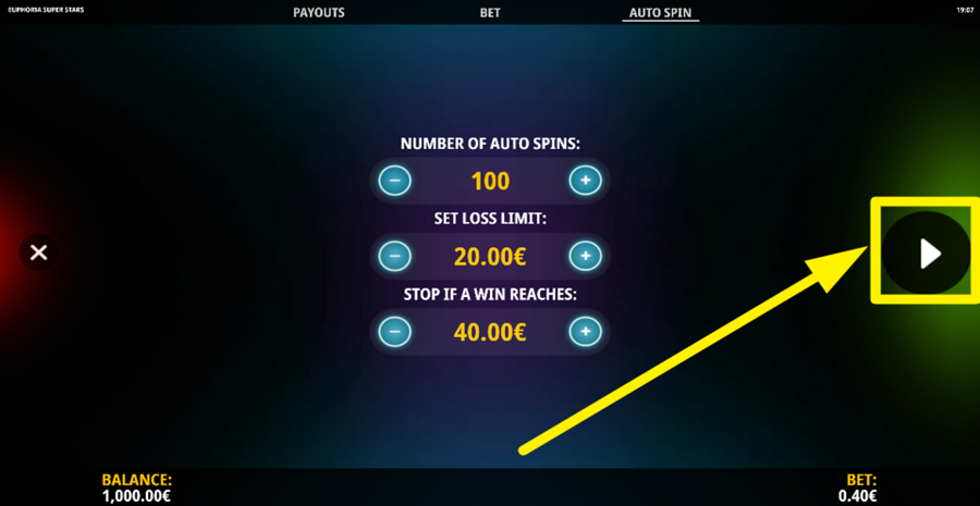 Euphoria Super Stars Autoplay