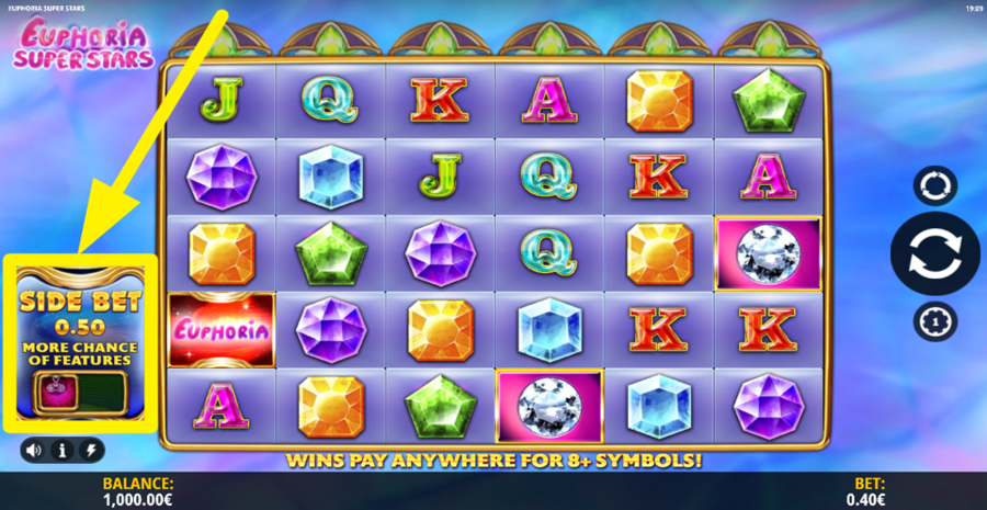 Euphoria Super Stars Side Bet