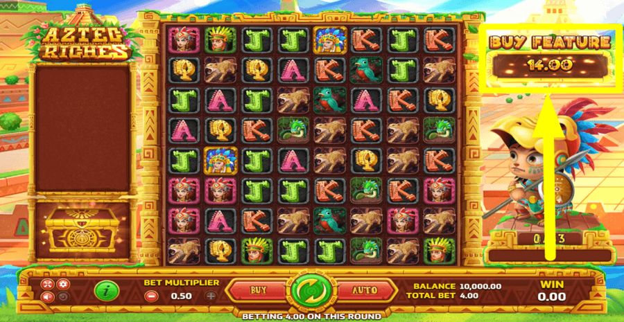 Eurasian Gaming Aztec Riches Buy Feature