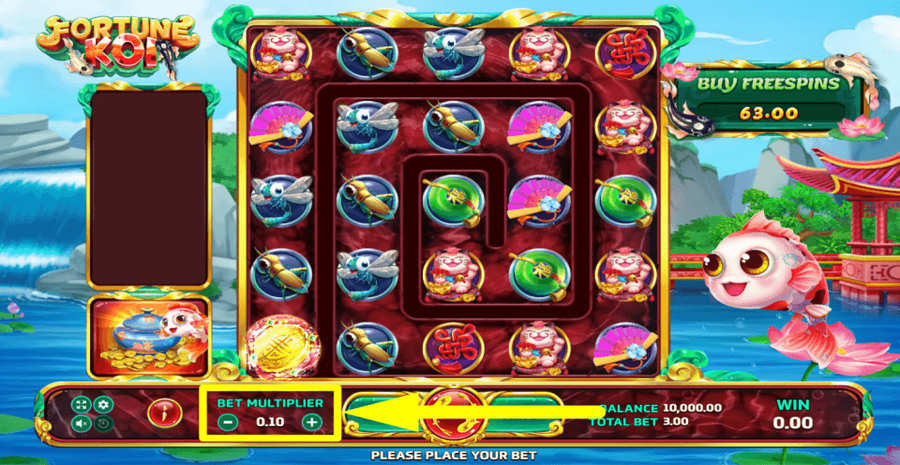 Eurasian Gaming Fortune Koi Bet Value