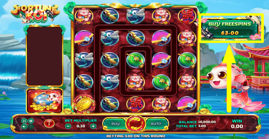 Eurasian Gaming Fortune Koi Buy Feature