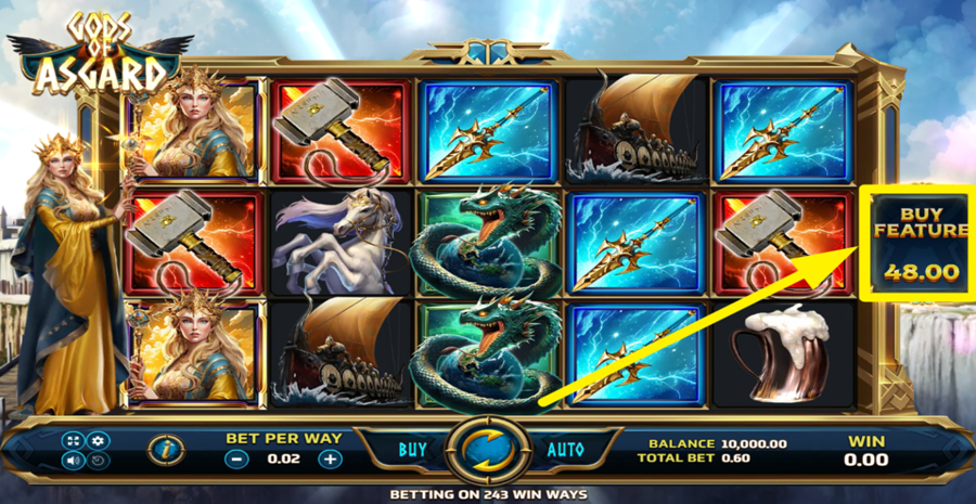 Eurasian Gaming Gods Of Asgard Buy Bonus