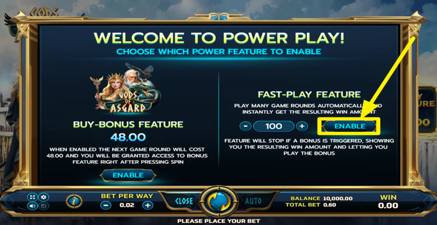 Eurasian Gaming Gods Of Asgard Fast Play