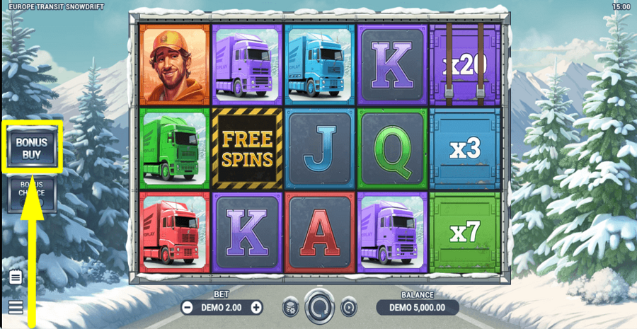 Europe Transit Snowdrift Buy Feature