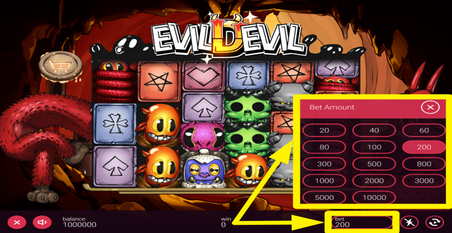 Evil Devil Adjust Bet