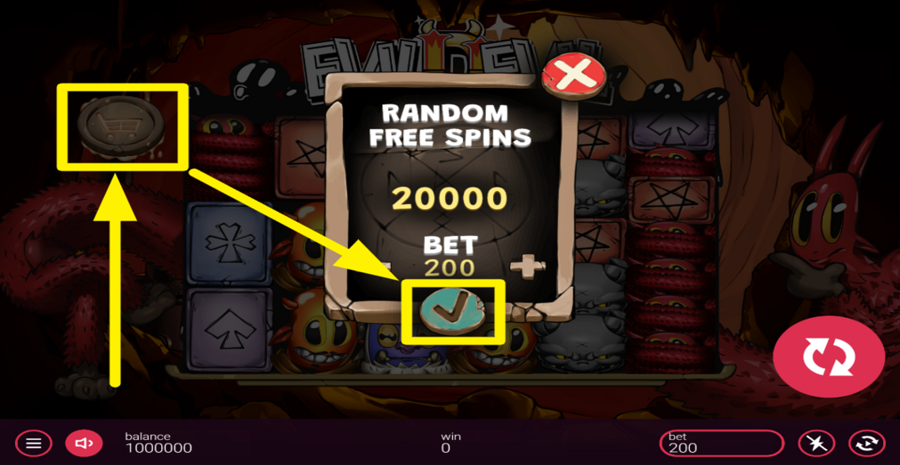 Evil Devil Buy Bonus