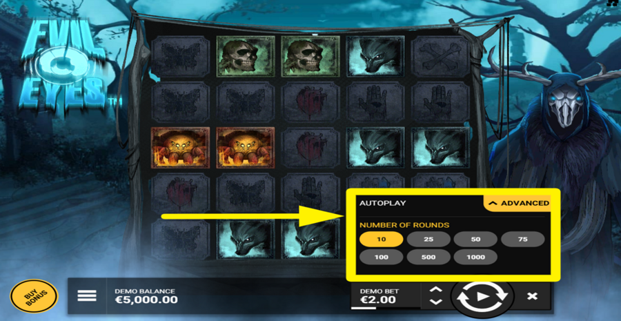 Evil Eyes Autoplay