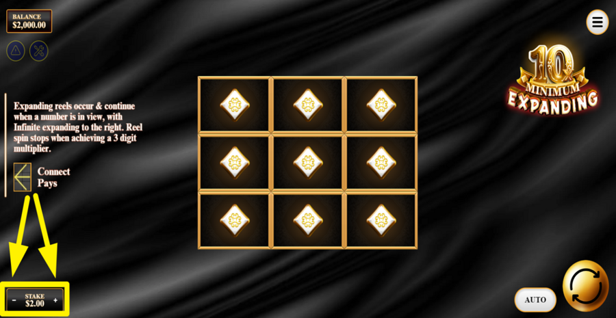 Expanding 10x Minimum Adjust Bet