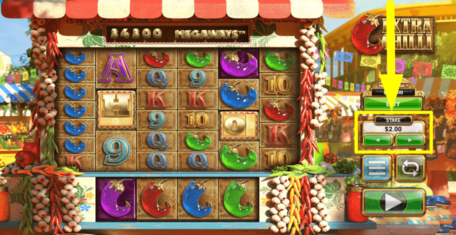 Extra Chilli Megaways Bet Value