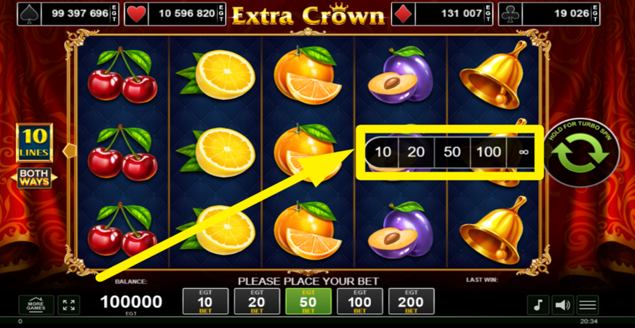 Extra Crown Autoplay