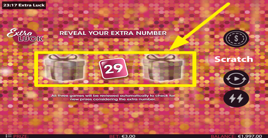 Extra Luck Reveal Extra Number