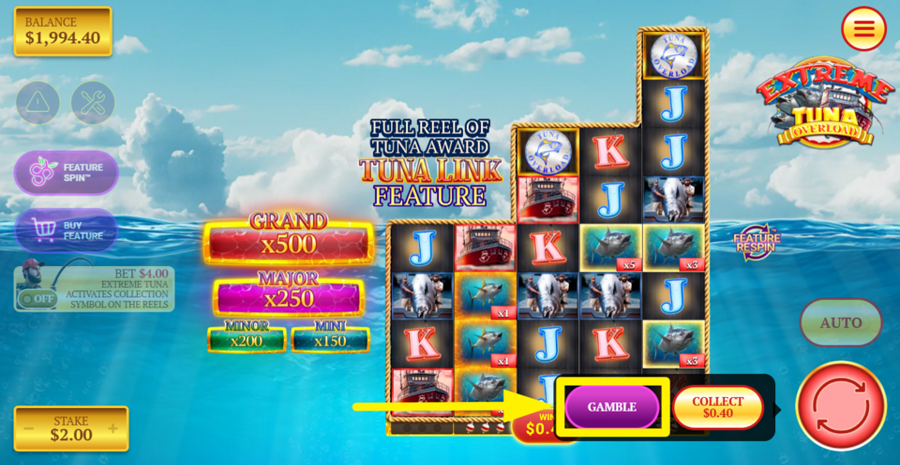 Extreme Tuna Overload Gamble