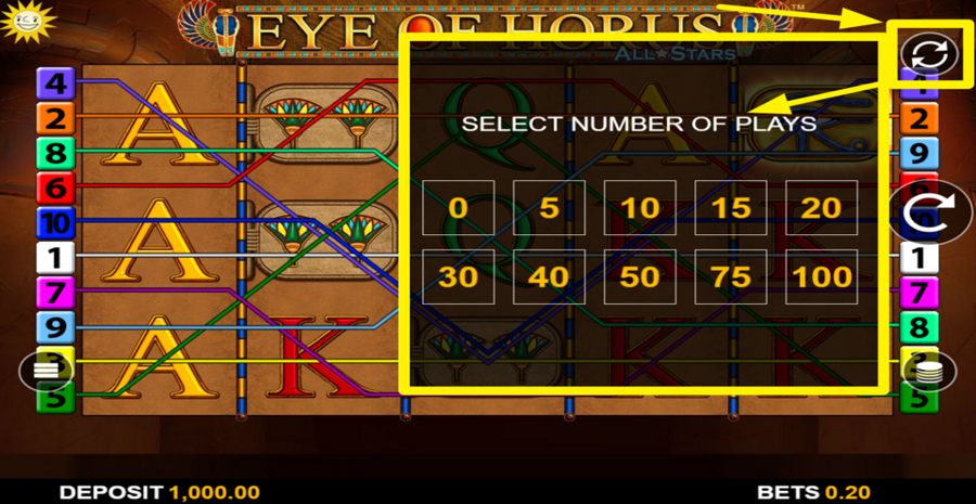 Eye Of Horus All Stars Autoplay