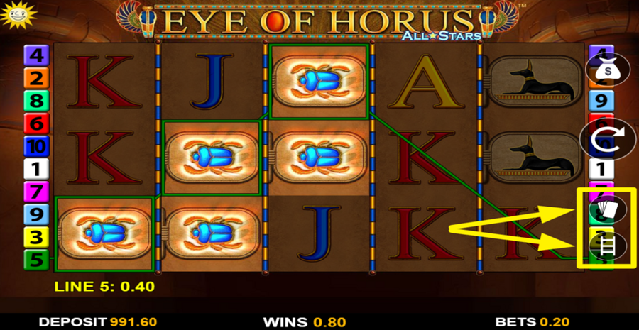 Eye Of Horus All Stars Gamble