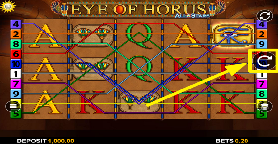 Eye Of Horus All Stars Spin