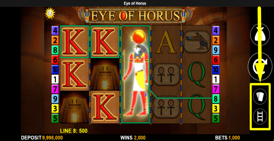 Eye Of Horus Gamble Feature