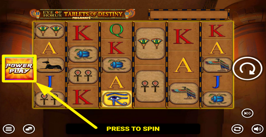 Eye Of Horus Tablets Of Destiny Megaways Powerplay