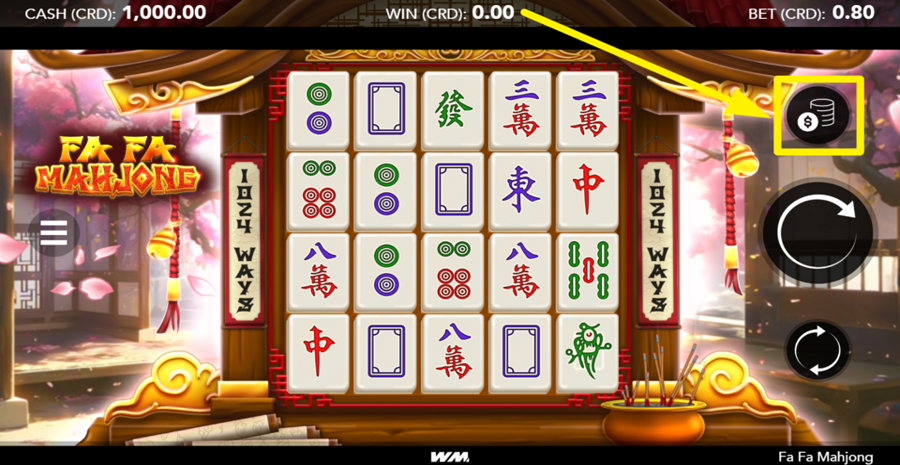 Fa Fa Mahjong Adjust Bet