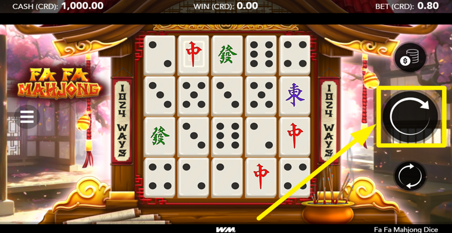 Fa Fa Mahjong Dice Spin