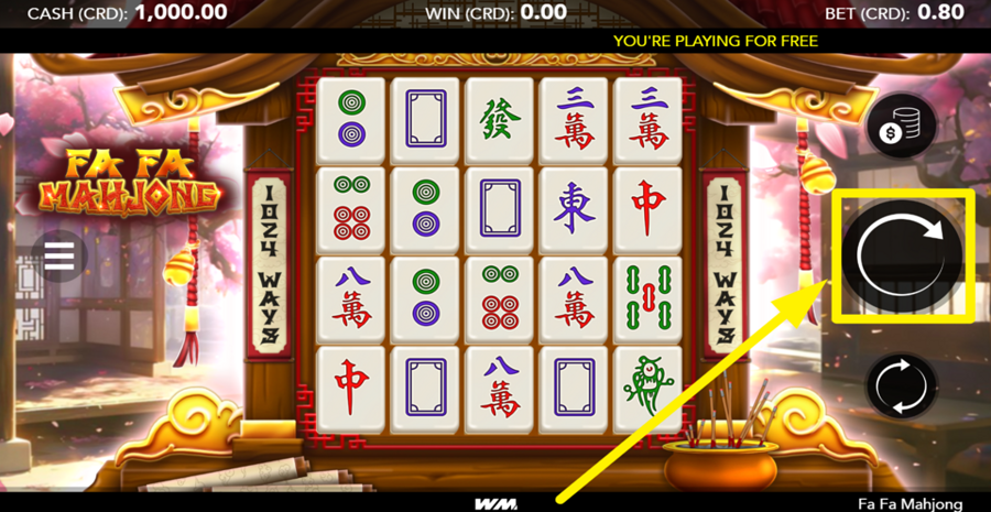 Fa Fa Mahjong Spin