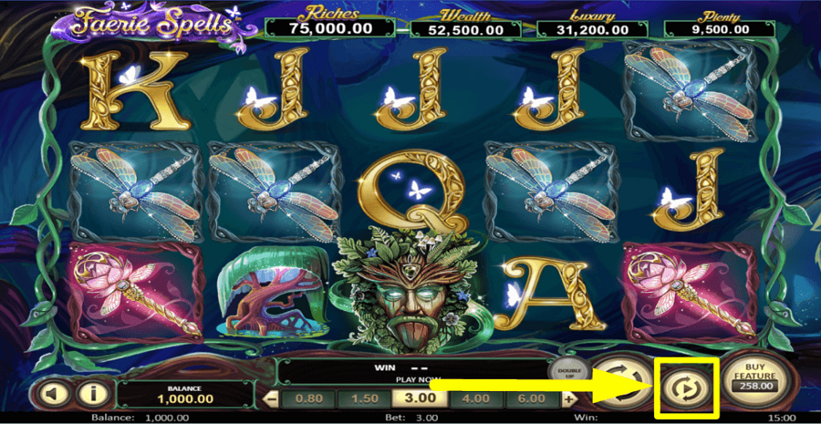 Faerie Spells Autoplay Feature