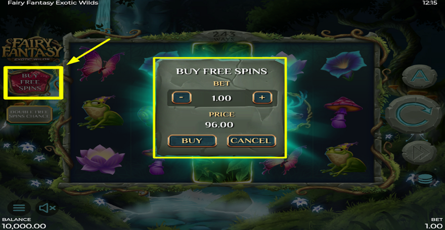 Fairy Fantasy Exotic Wilds Buy Free Spins