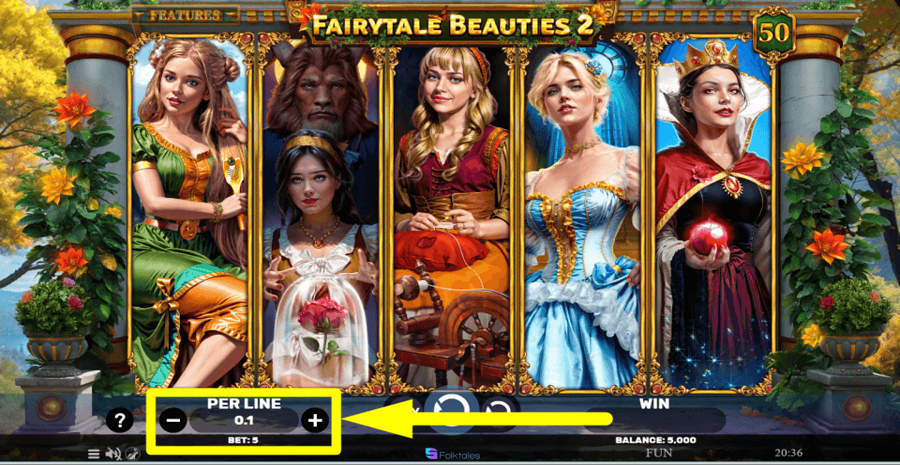 Fairytale Beauties 2 Bet Value