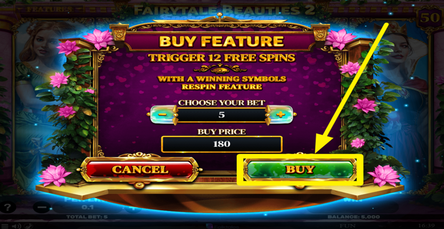 Fairytale Beauties 2 Enchanted Hearts Buy Bonus