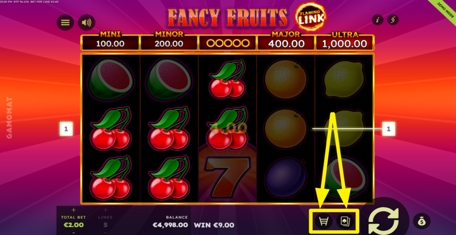 Fancy Fruits Flaming Link Gamble