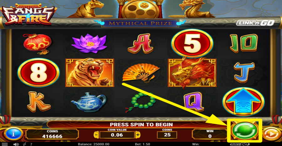 Fangs And Fire Link N Go Spin