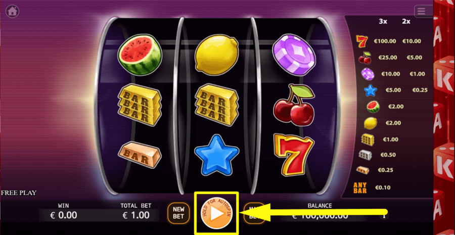 Fantasy 777 Play Button