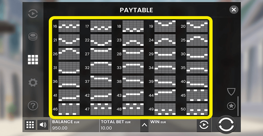 Fat Banker Paylines