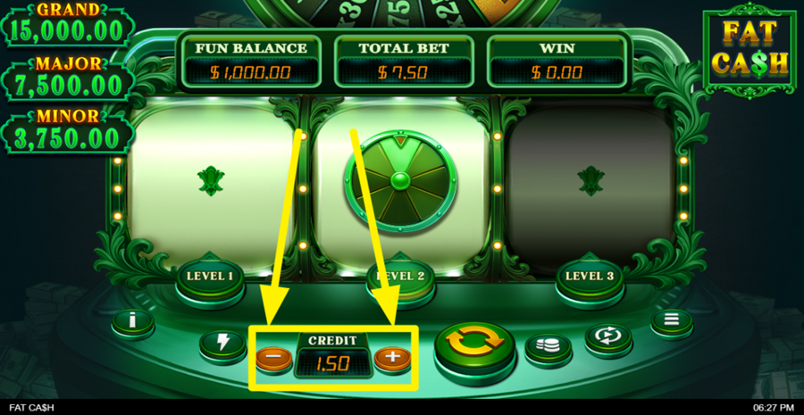 Fat Cash Adjust Bet