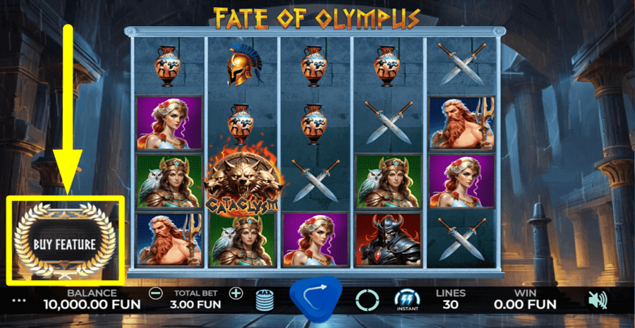 Fate Of Olympus Buy Feature