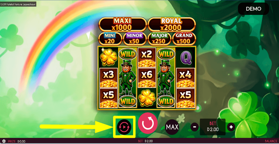 Fateful Fortune Leprechaun Autoplay Feature