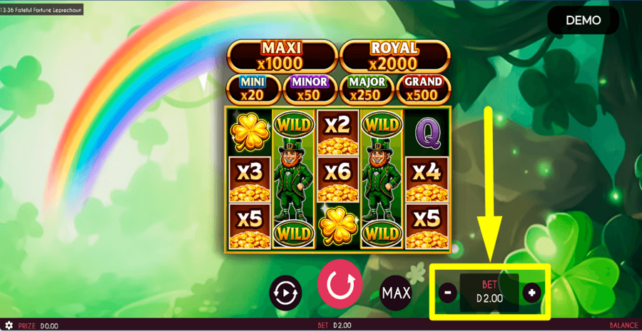 Fateful Fortune Leprechaun Bet Value