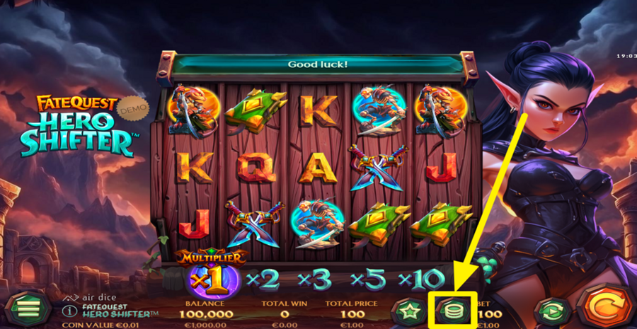Fatequest Hero Shifter Adjust Bet