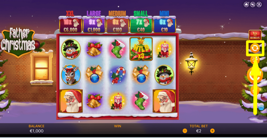 Father Christmas Autoplay Feature