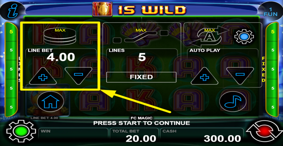 Fc Magic Adjust Line Bet