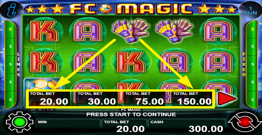 Fc Magic Adjust Total Bet