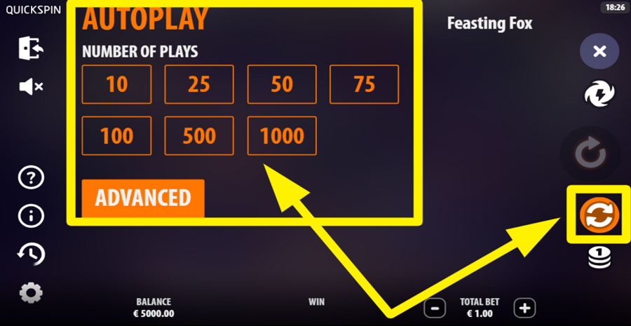 Feasting Fox Autoplay