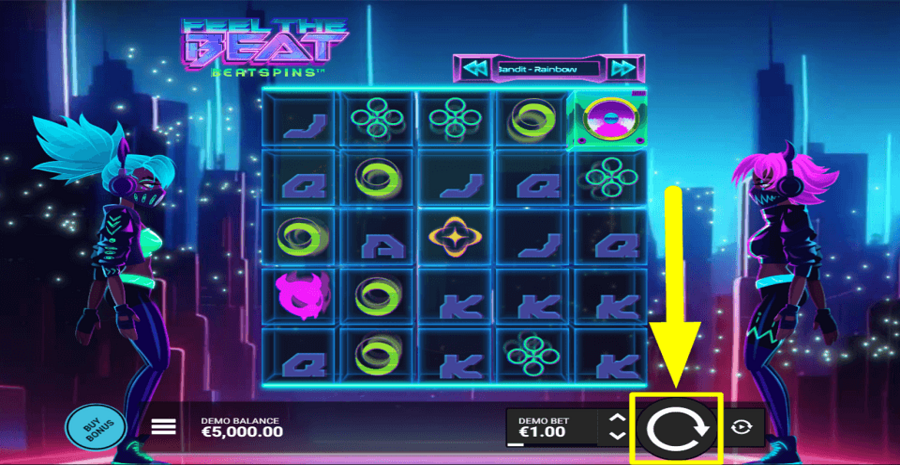 Feel The Beat Play Button