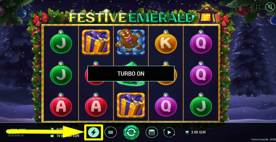 Festive Emerald Turbo Feature
