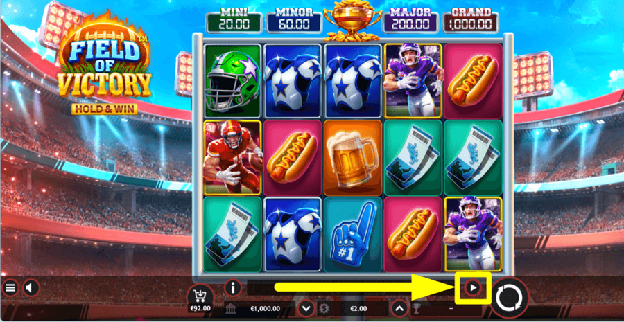 Field Of Victory Autoplay Feature